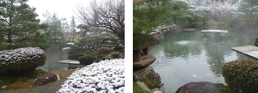山水園 庭園