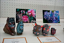 小石の作品 ゴリラ・カバ